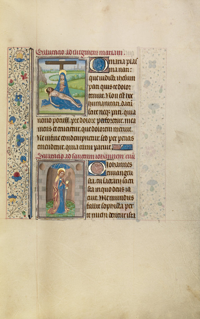 Detail of The Pietà, Saint John the Evangelist by Workshop of Willem Vrelant