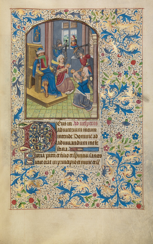 Detail of The Massacre of the Innocents by Willem Vrelant