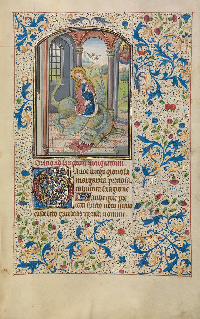 Detail of Saint Margaret by Willem Vrelant