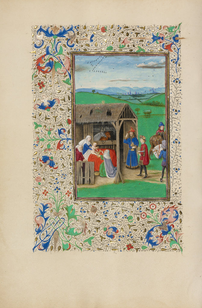 Detail of The Adoration of the Magi by Master of the Llangattock Epiphany