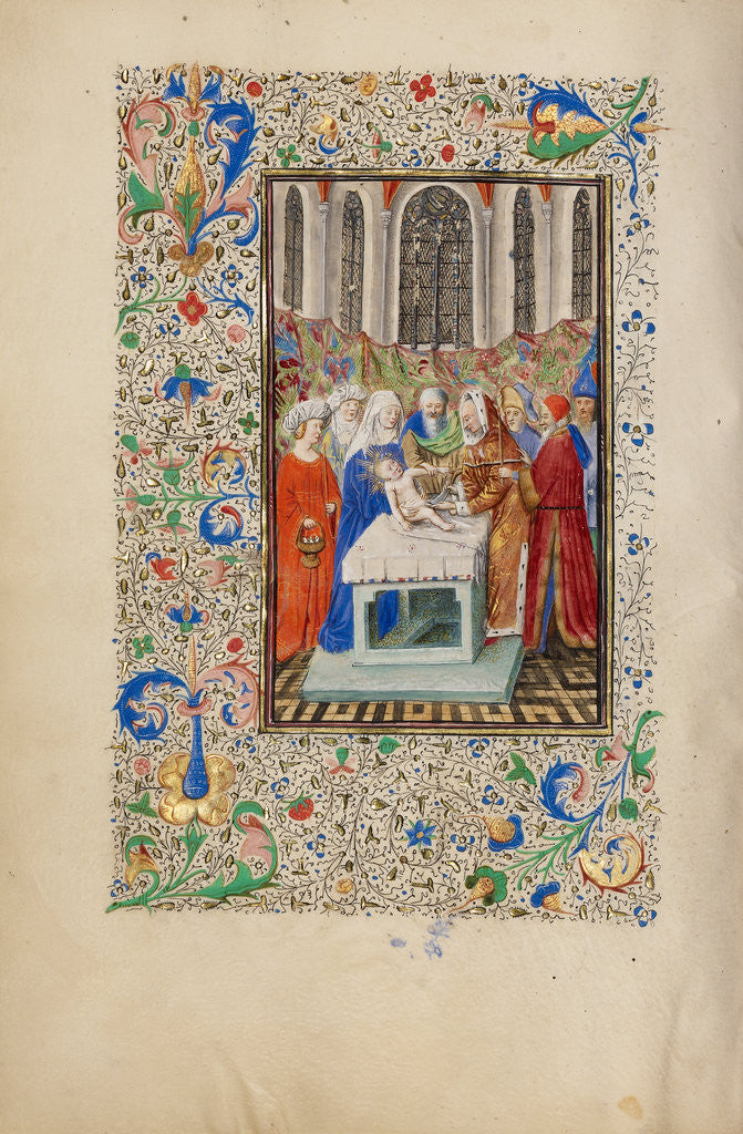 Detail of The Circumcision by Master of the Llangattock Hours
