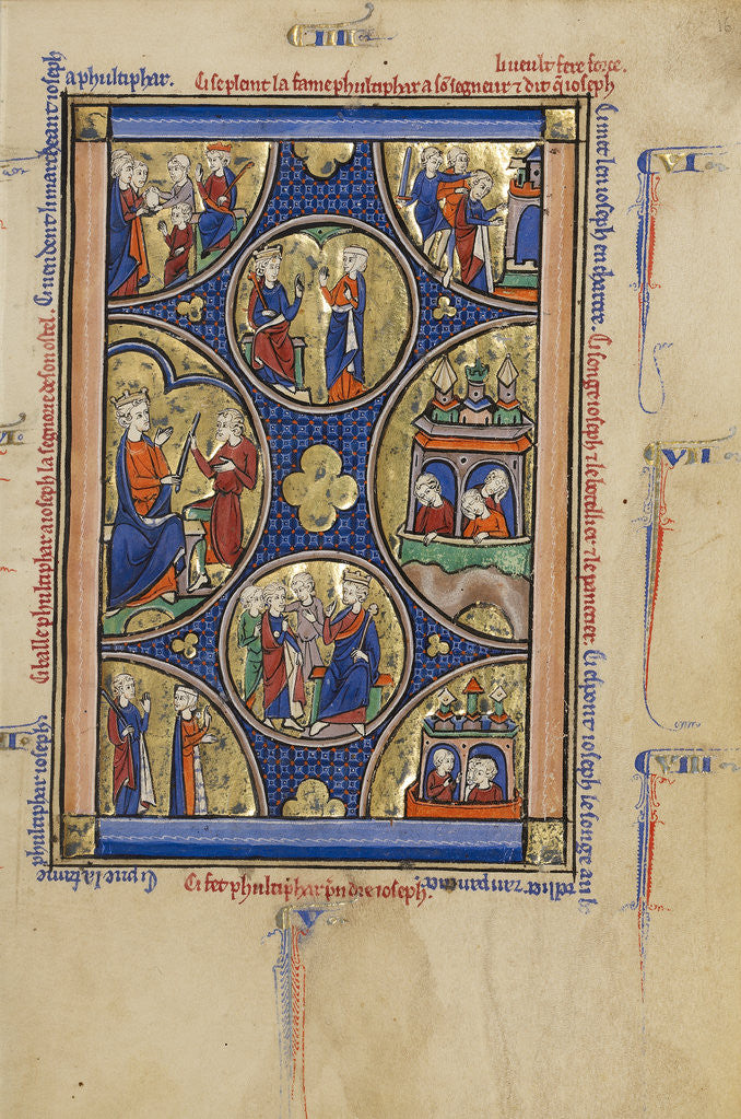 Detail of Scenes from the Life of Joseph by Anonymous