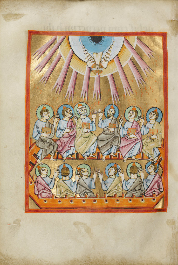 Detail of Pentecost by Anonymous