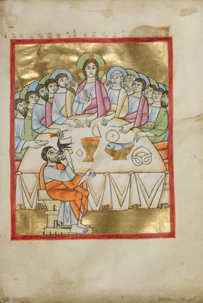 Detail of The Last Supper by Anonymous