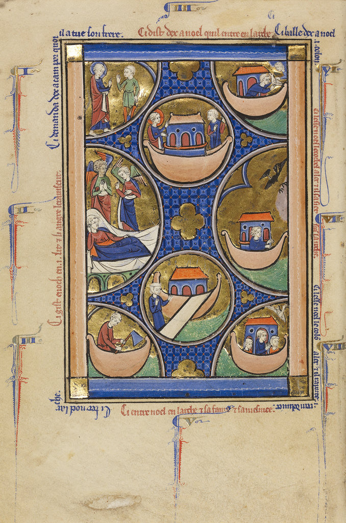 Detail of Scenes from the Life of Noah by Anonymous