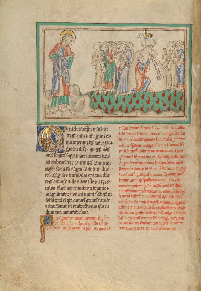 Detail of The Harp-Playing Victors on the Sea of Glass by Anonymous