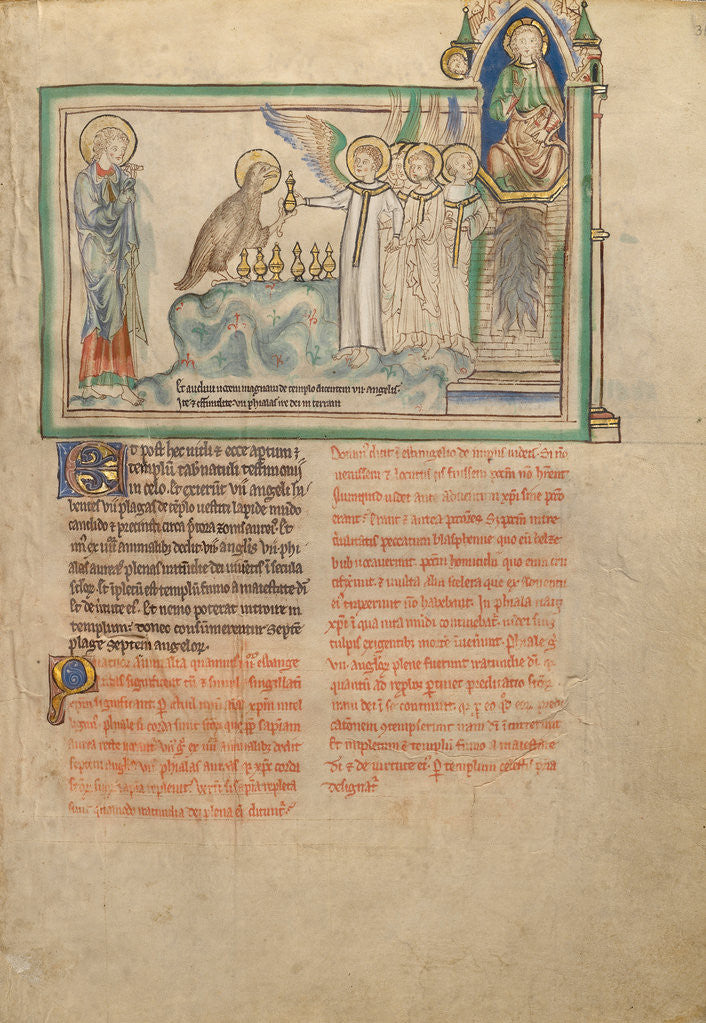 Detail of The Eagle Giving the Vessels with the Seven Last Plagues to the Seven Angels by Anonymous