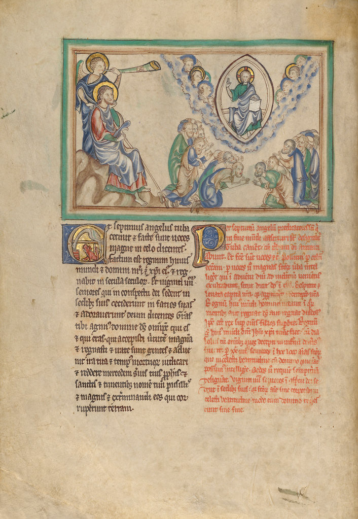 Detail of The Seventh Trumpet: The Twenty-Four Elders Adoring the Throne of God by Anonymous