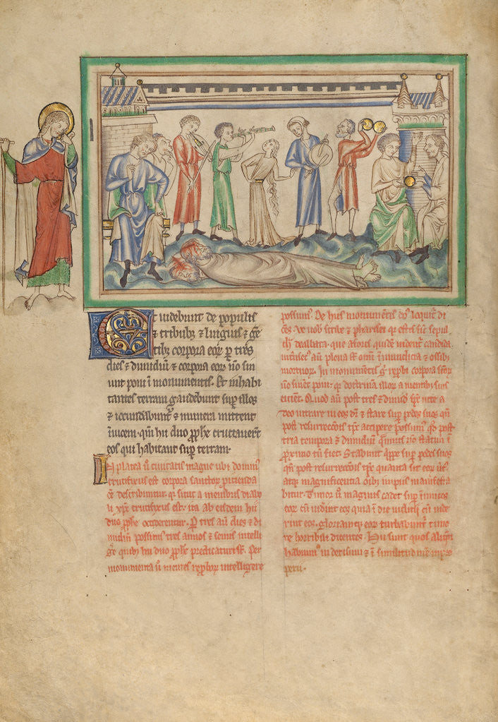 Detail of The Unburied Bodies of the Two Witnesses and the Rejoicing People by Anonymous