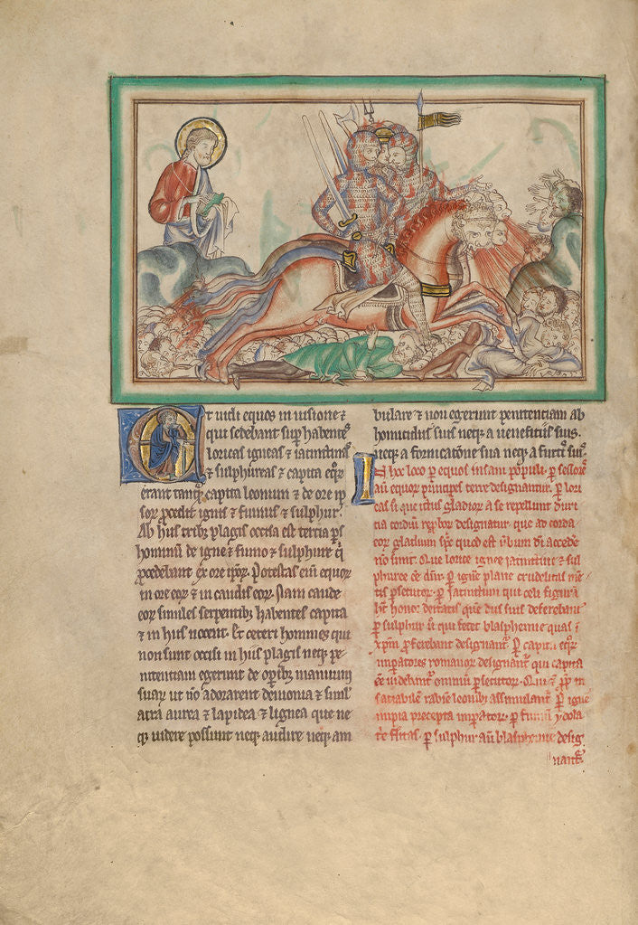 Detail of The Horsemen on Fire-Breathing Horses by Anonymous