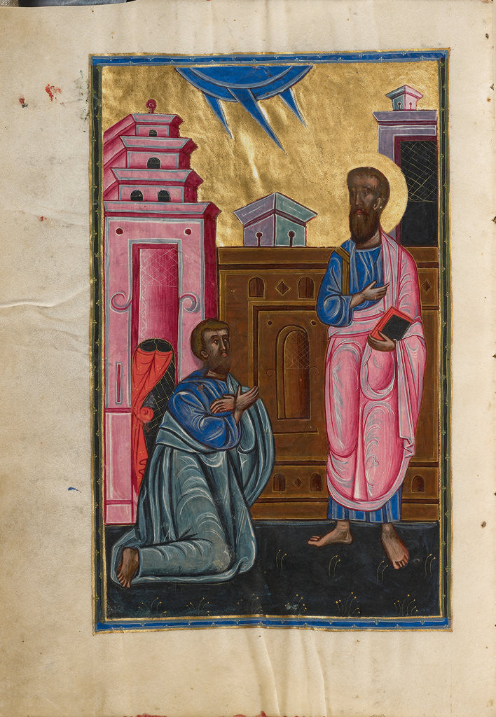Detail of Saint Paul and Sergius, Roman Proconsul in Cyprus by Malnazar