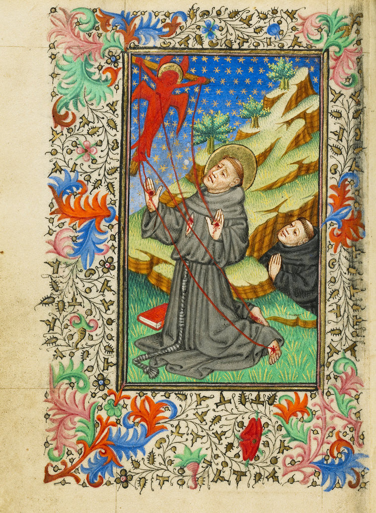 Detail of Saint Francis by Master of Sir John Fastolf
