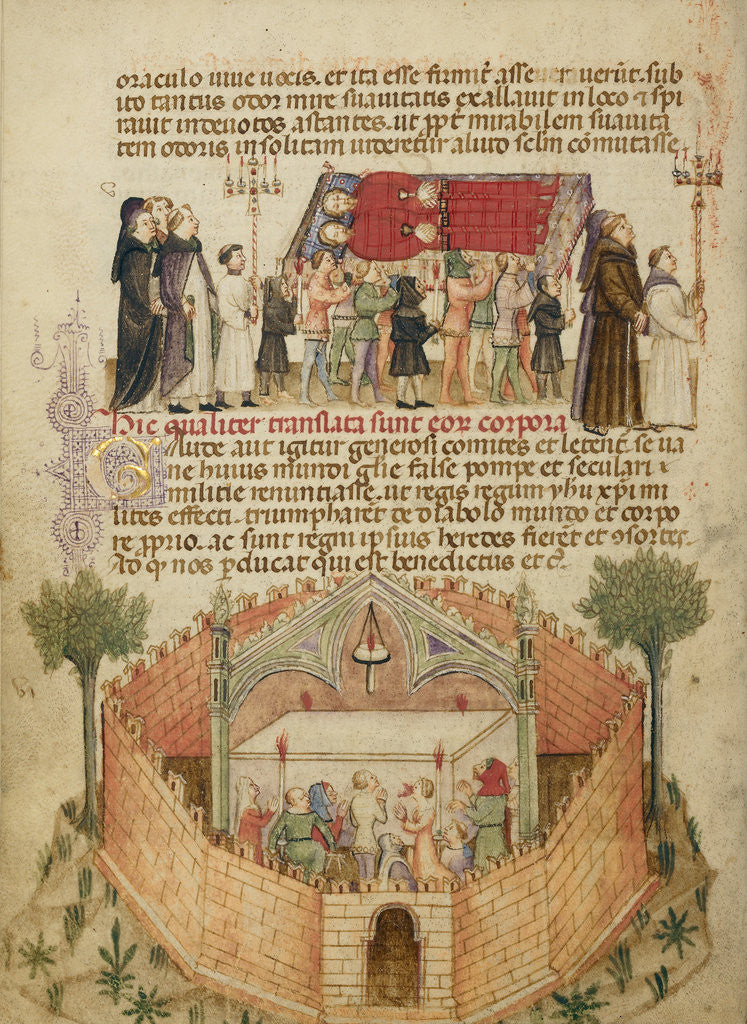 The Translation of the Bodies of Aimo and Vermondo, The People of Milan Praying at the Altar Where Aimo and Vermondo are Buried by Anovelo da Imbonate