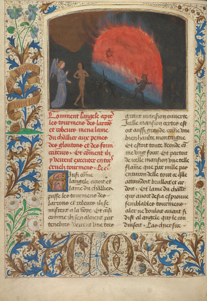 Detail of The House of Phristinus by Simon Marmion