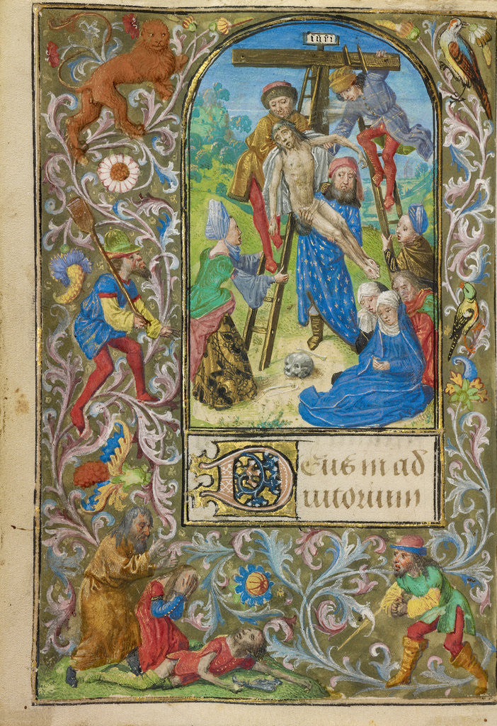 Detail of The Deposition by Vienna Master of Mary of Burgundy