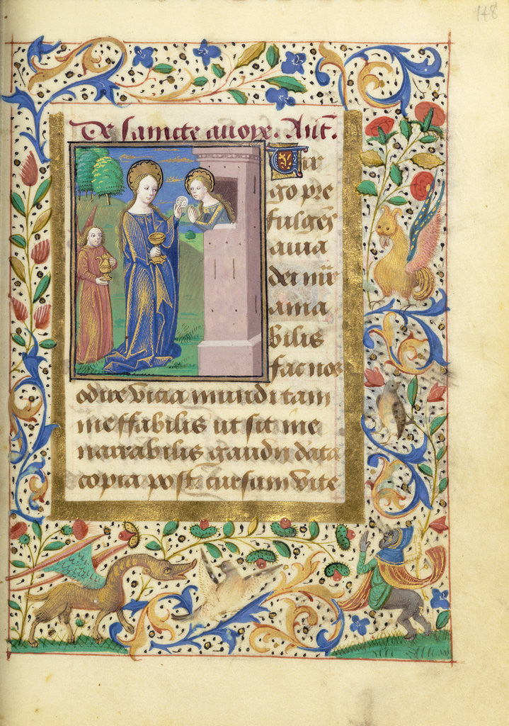 Detail of Saint Avia by Anonymous