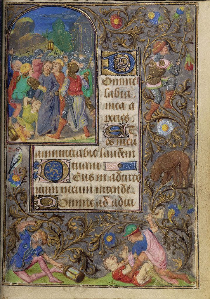 Detail of The Betrayal of Christ by Lieven van Lathem