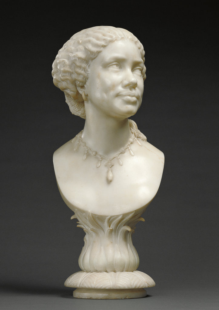 Detail of Bust of an African Woman (based on an image of Mary Seacole 1805 - 1881) by Henry Weekes