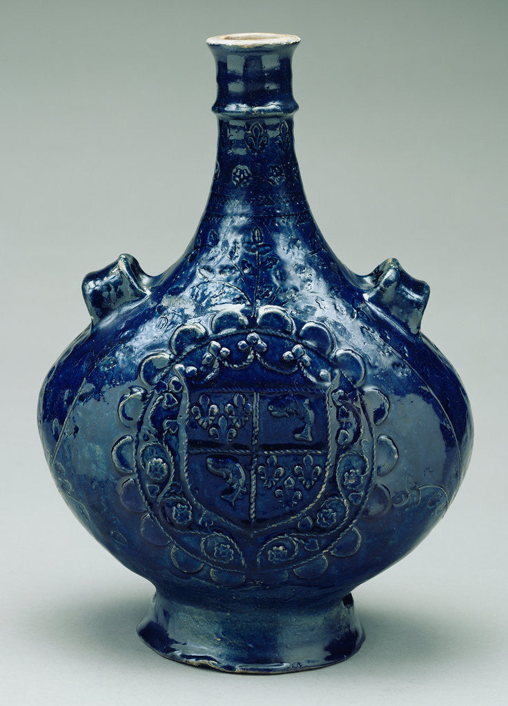 Detail of Pilgrim flask by Anonymous