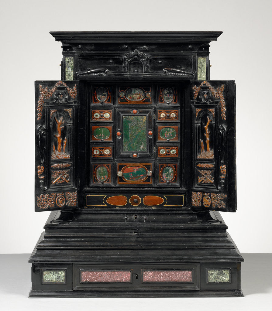 Detail of Display Cabinet (Kabinettschrank) by Anonymous