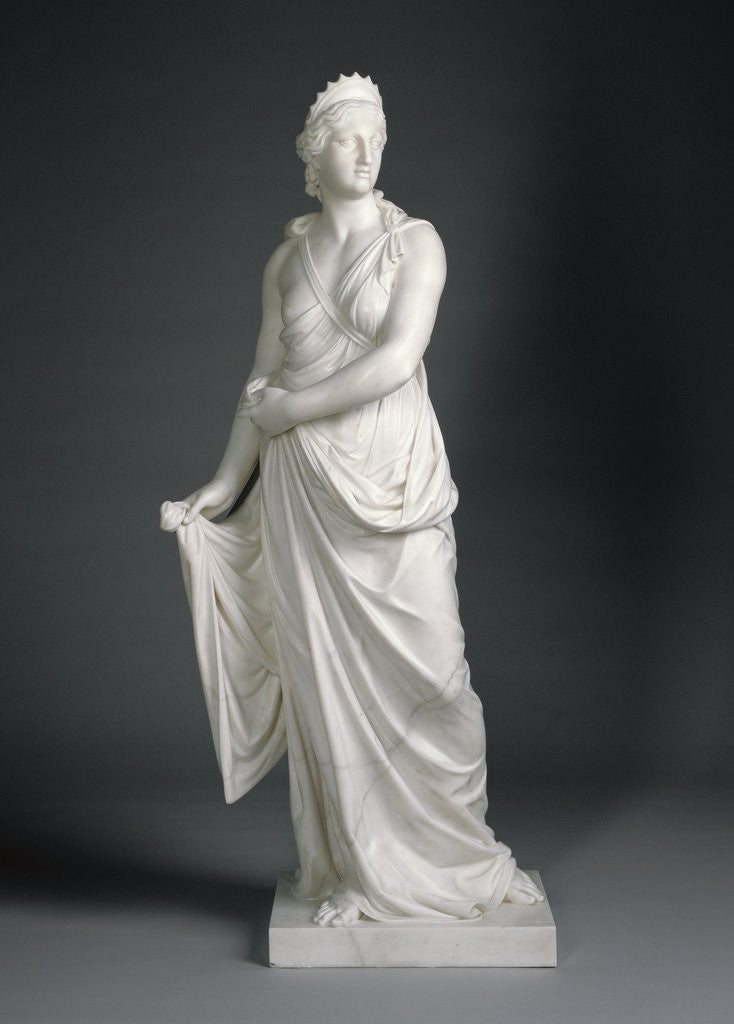Detail of Juno by Joseph Nollekens