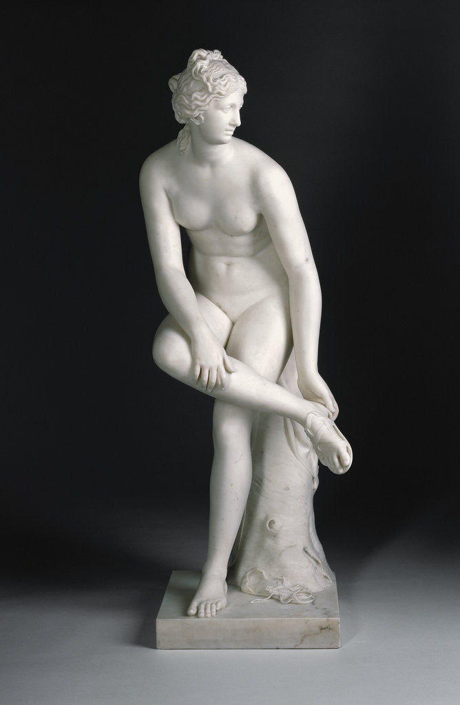 Detail of Venus by Joseph Nollekens