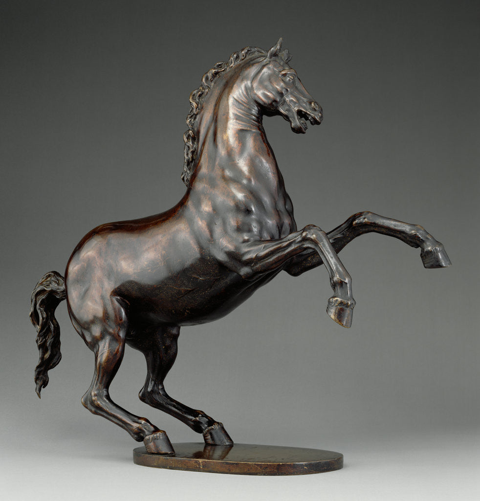 Detail of Rearing Horse by Adriaen de Vries