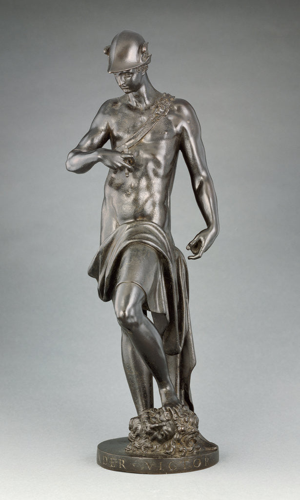Detail of Mercury by Alessandro Vittoria