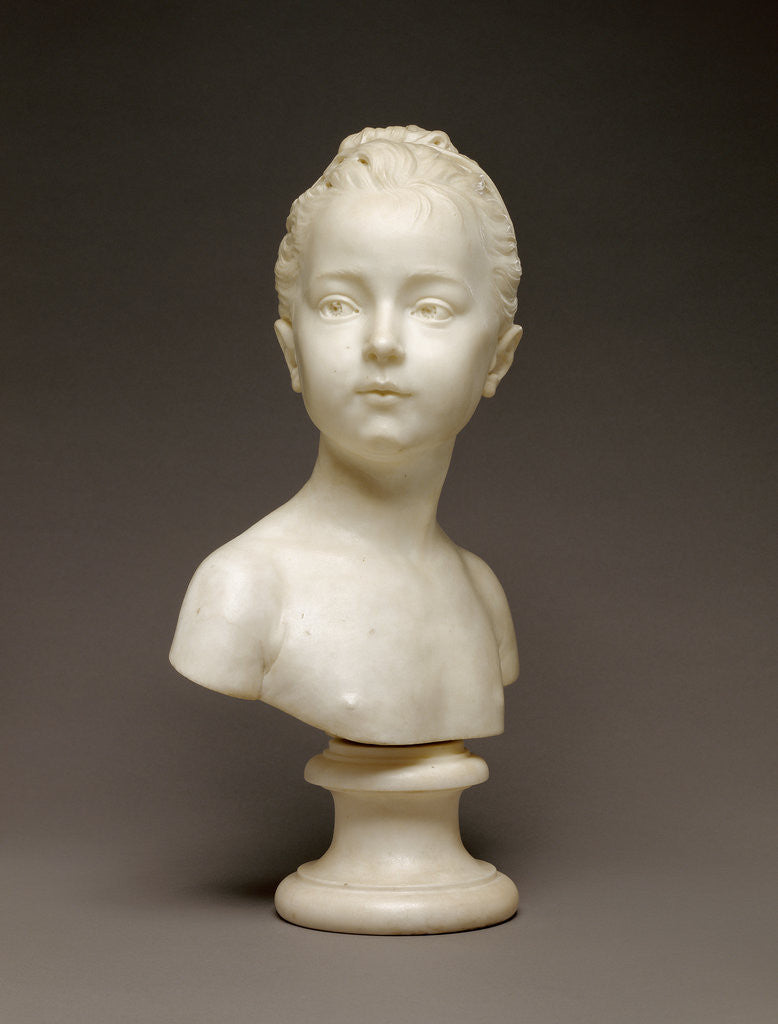 Detail of Bust of Louise Brongniart by Jean-Antoine Houdon