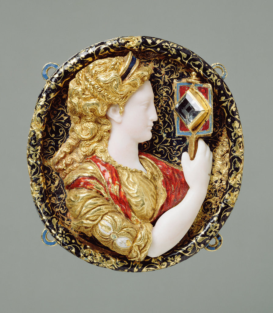 Detail of Hat Badge Representing Prudence by Anonymous