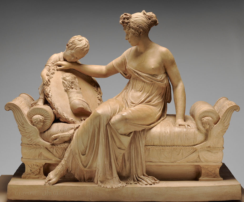 Detail of The Family of General Guillaume Philibert Duhesme by Joseph Chinard