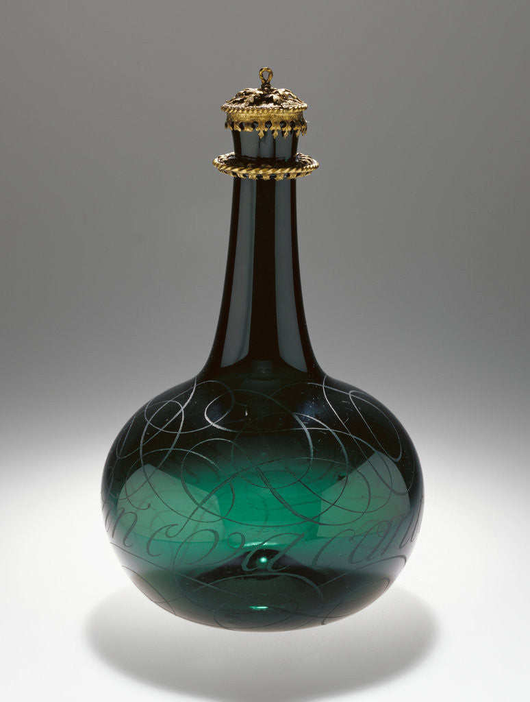 Detail of Bottle by Willem Jacobsz van Heemskerk