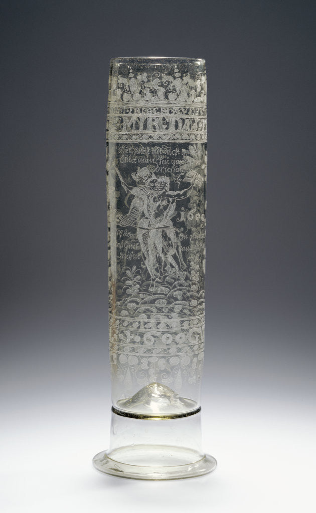 Detail of Footed Beaker (Stangenglas) by Anonymous