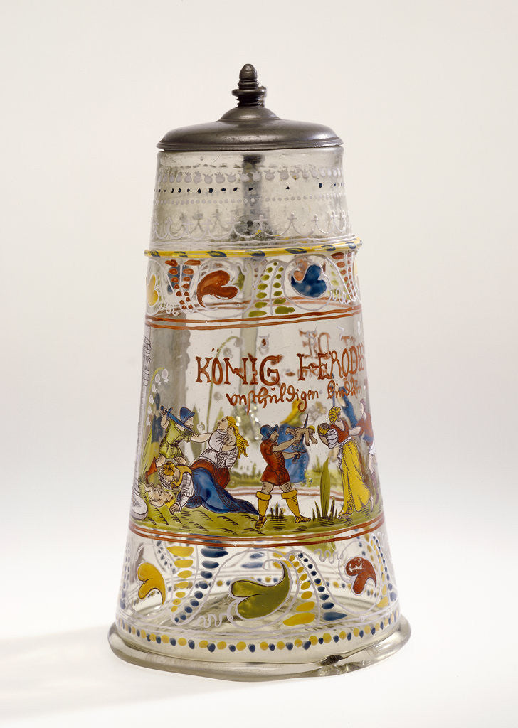 Detail of Covered Tankard by Anonymous