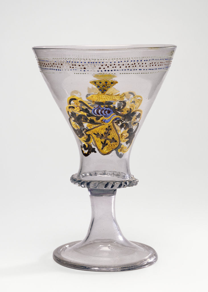 Detail of Goblet with the Arms of Liechtenberg by Anonymous