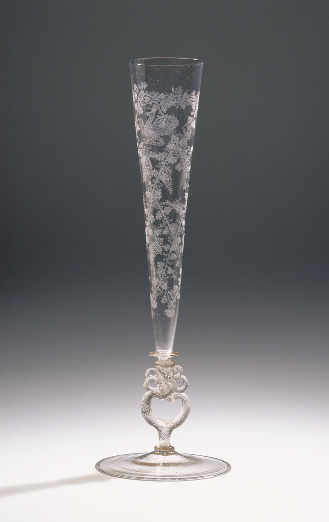 Detail of Flute Glass by Anonymous