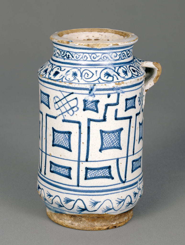 Detail of Jar with a Kufic Pattern by Anonymous