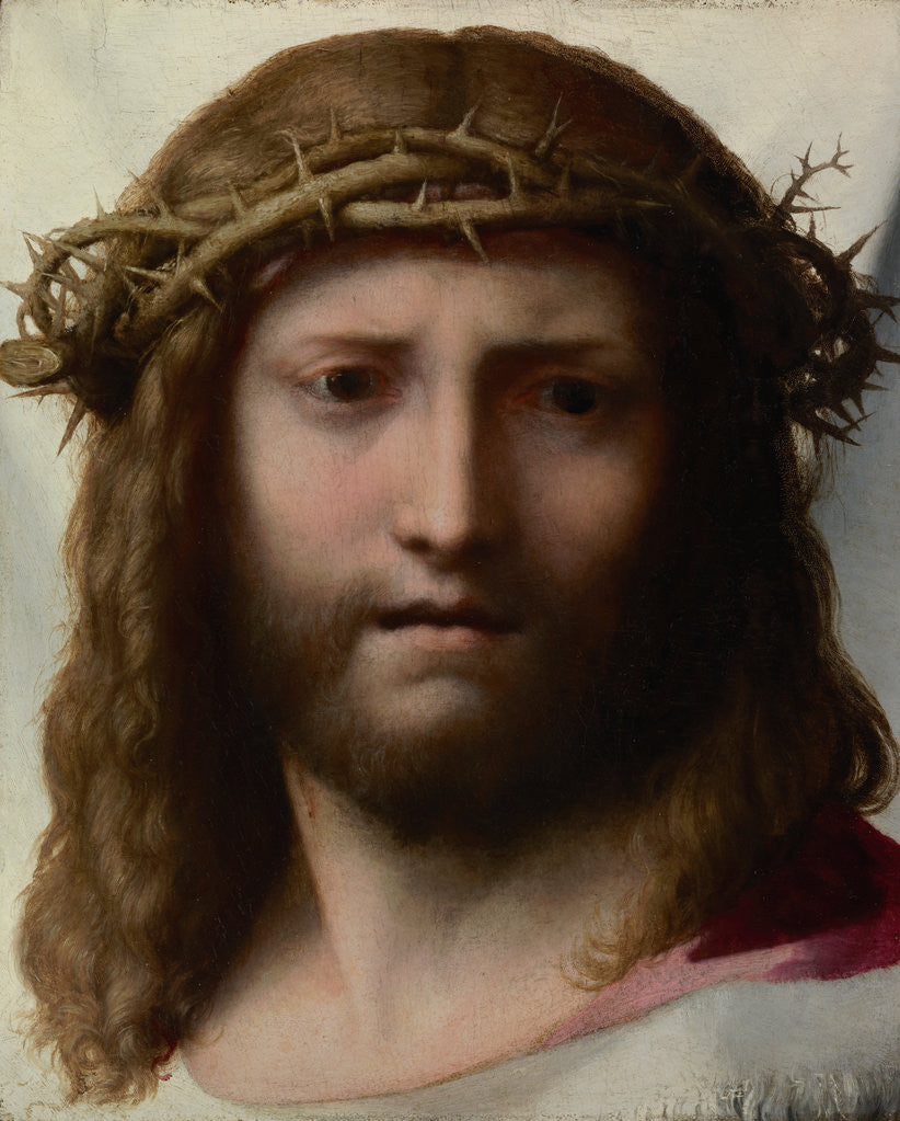 Detail of Head of Christ by Correggio