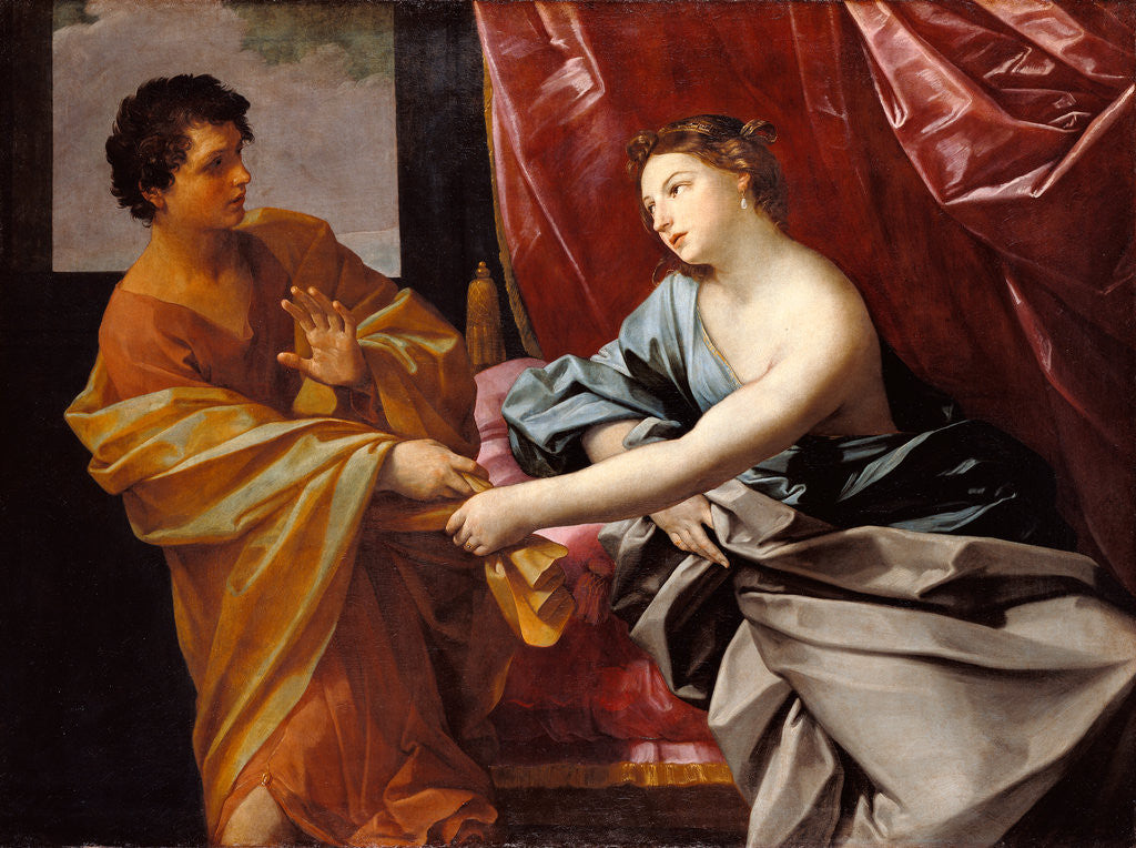 Detail of Joseph and Potiphar's Wife by Guido Reni