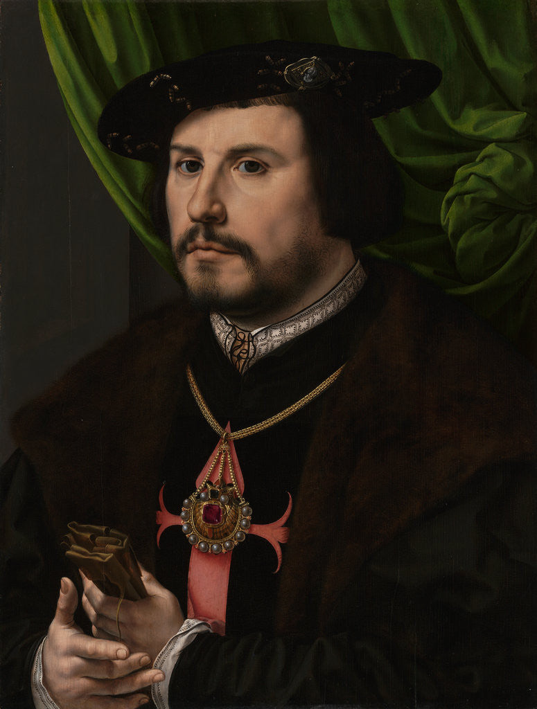 Detail of Portrait of Francisco de los Cobos y Molina by Jan Gossaert
