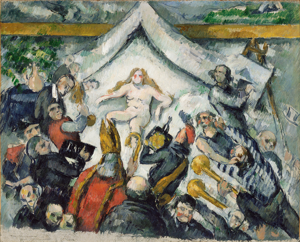 Detail of The Eternal Feminine (L'Éternel Féminin) by Paul Cézanne