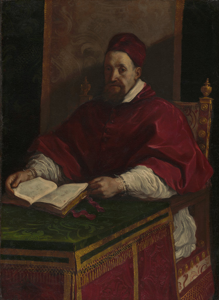 Detail of Pope Gregory XV by Guercino