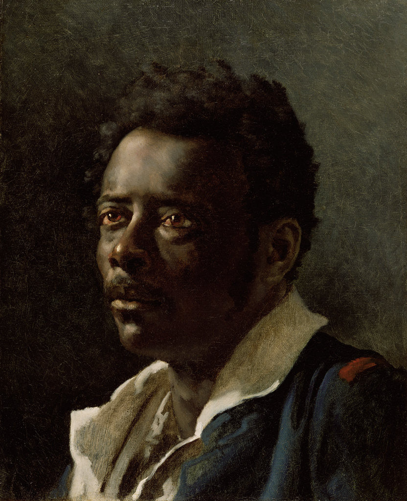 Detail of Study of a Model by Théodore Géricault