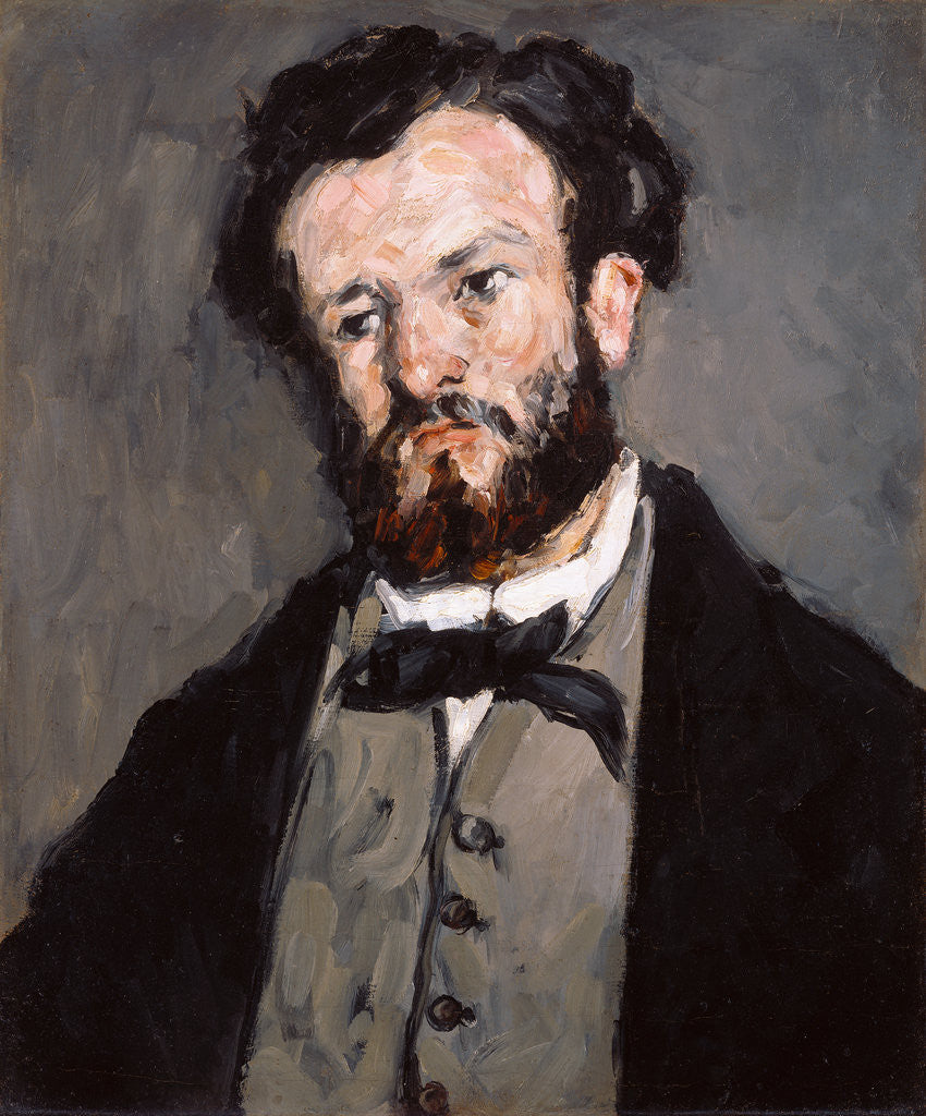 Detail of Portrait of Anthony Valabrègue by Paul Cézanne