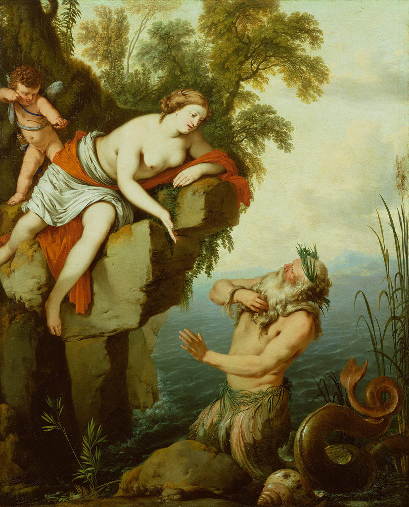 Detail of Glaucus and Scylla by Laurent de La Hyre