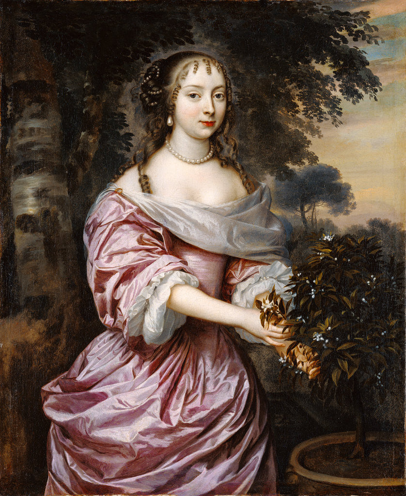 Detail of Portrait of a Woman by Jan Mytens