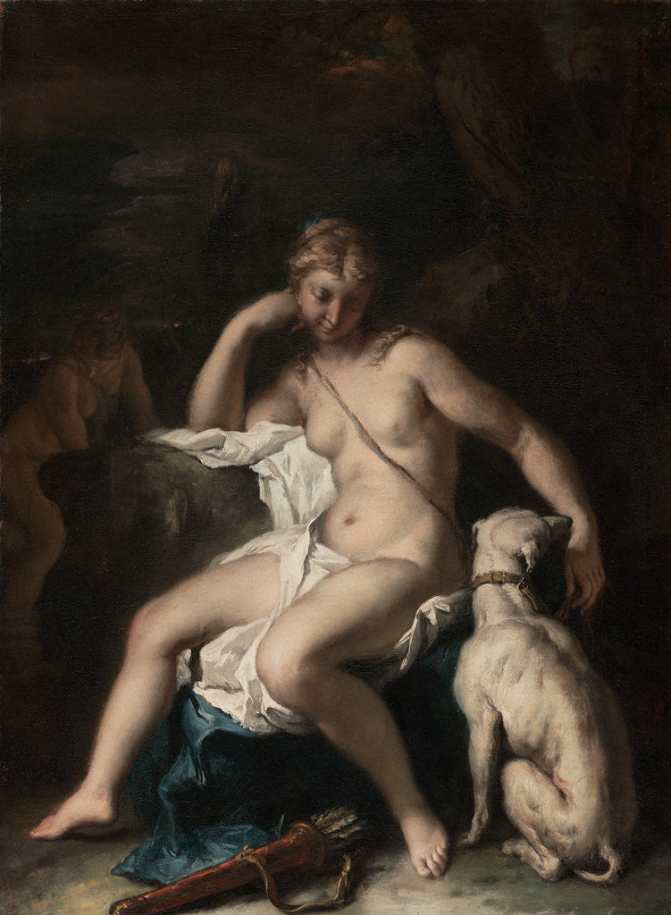 Detail of Diana and Her Dog by Sebastiano Ricci