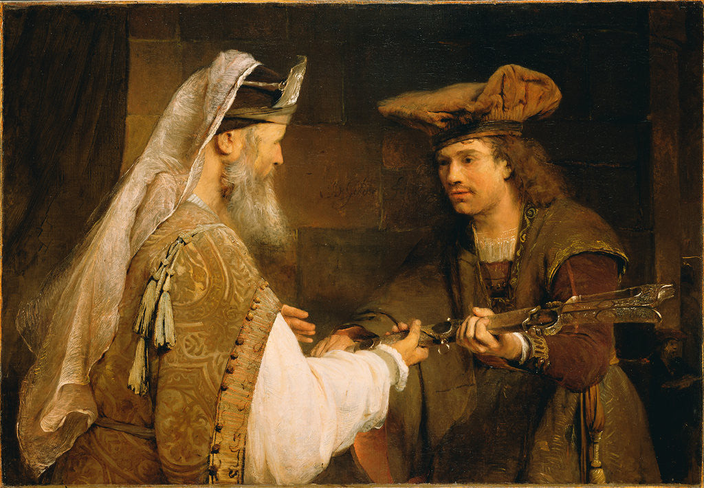 Ahimelech Giving the Sword of Goliath to David by Aert de Gelder