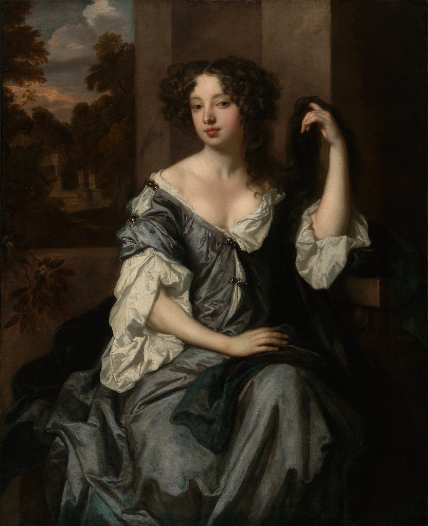 Detail of Portrait of Louise de Keroualle, Duchess of Portsmouth by Peter Lely