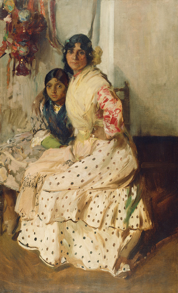 Detail of Pepilla the Gypsy and Her Daughter by Joaquin Sorolla y Bastida